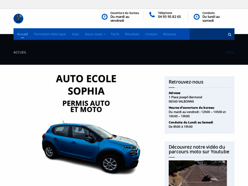 › Voir plus d'informations : Driving School Sophia - Alpha Conduite