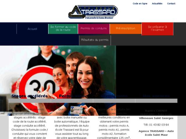 › Voir plus d'informations : Auto Moto Ecole Trassard Carnot