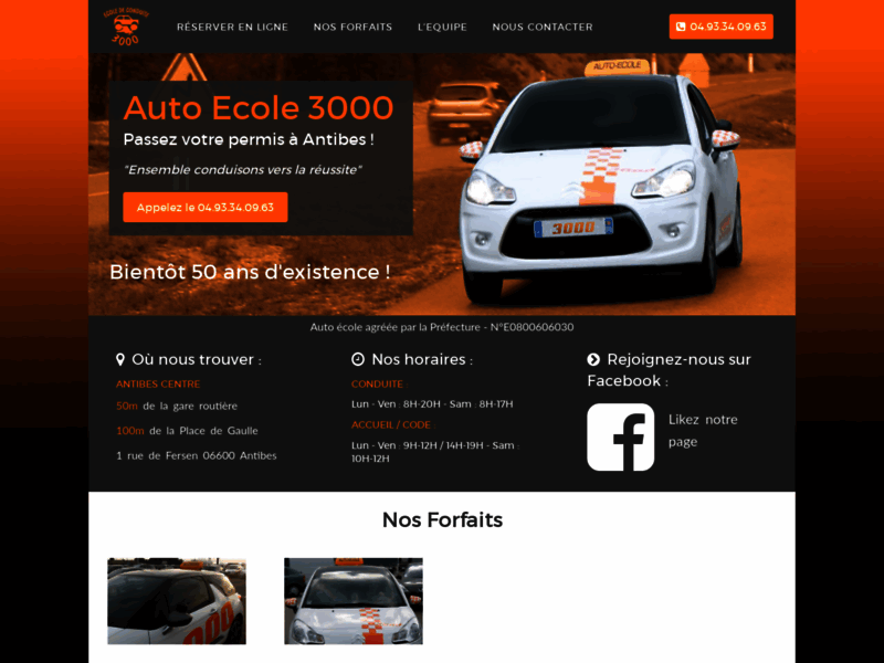 › Voir plus d'informations : Driving School 3000
