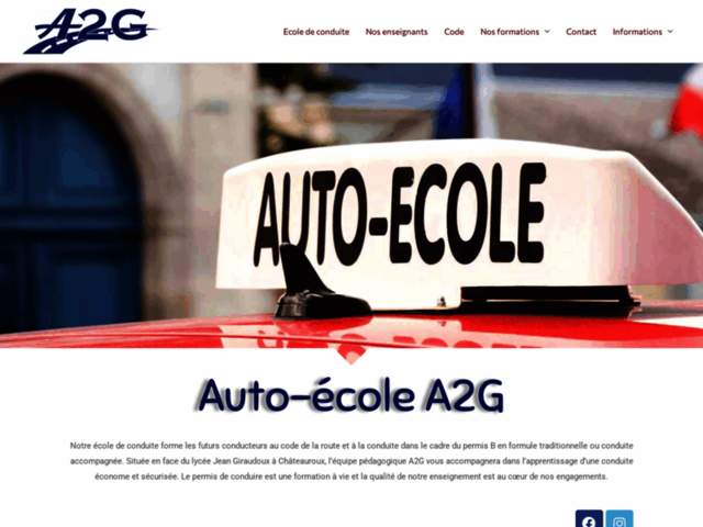 › Voir plus d'informations : Ecole de conduite A2G