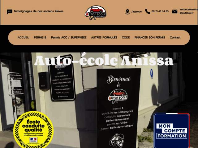 › Voir plus d'informations : Driving School Anissa