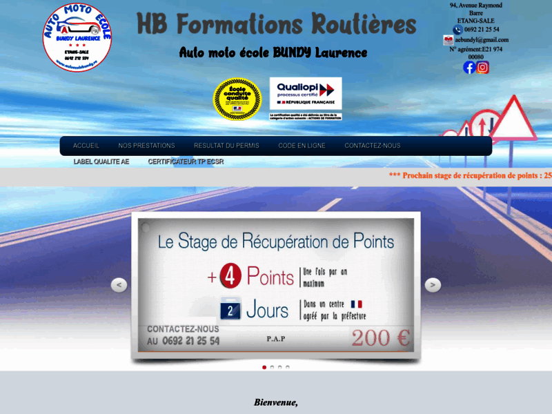 › Voir plus d'informations : Auto Moto École Bundy Laurence