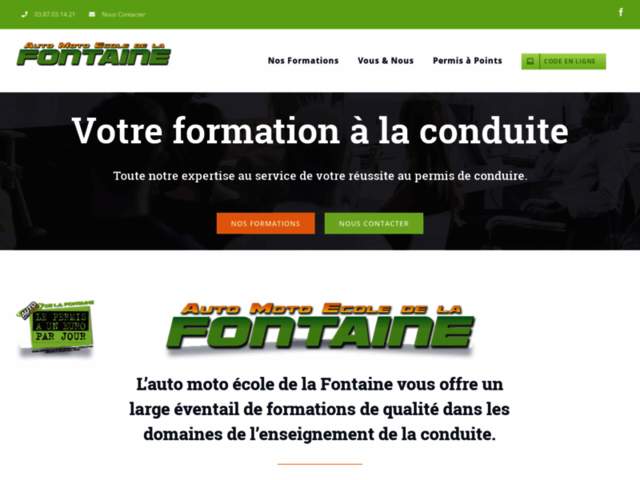 › Voir plus d'informations : Driving School De La Fontaine