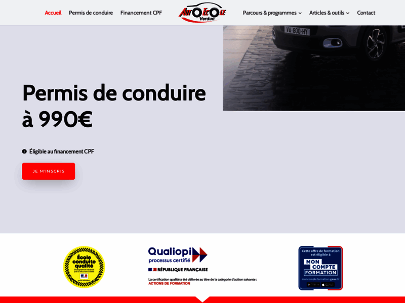 › Voir plus d'informations : Auto Moto School Verdun