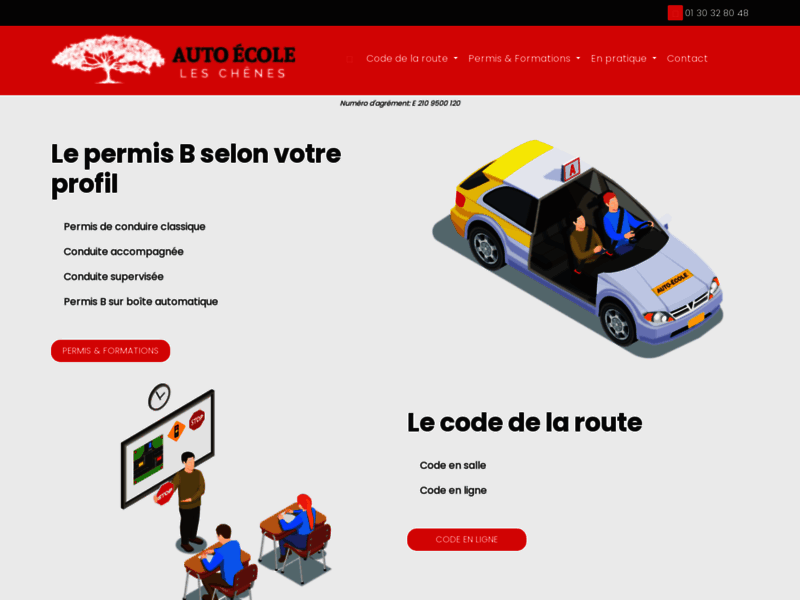› Voir plus d'informations : Driving School Les Chênes Bruns