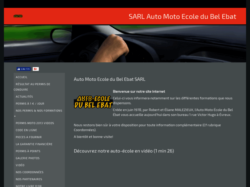 › Voir plus d'informations : Pistes Moto Driving School Du Bel-Ebat