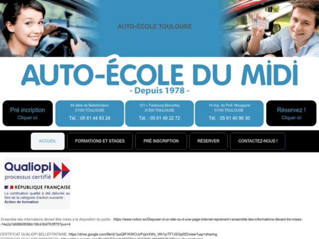 Bellefontaine Driving School Du Midi