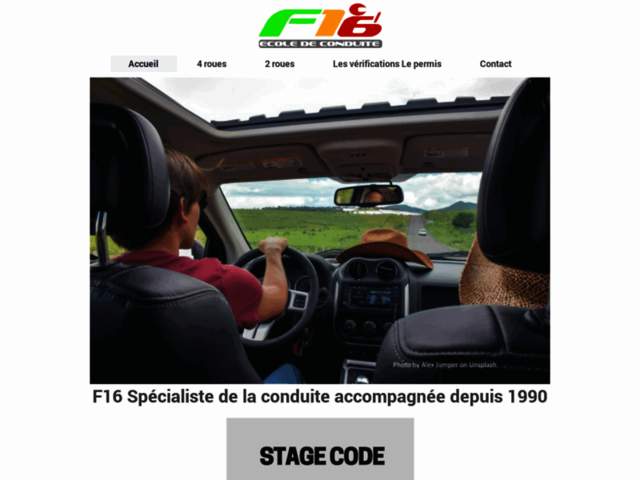 › Voir plus d'informations : F16 Conduite