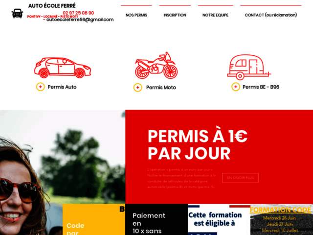 › Voir plus d'informations : Auto/Moto School Ferré Locminé