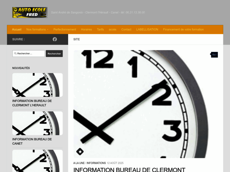 › Voir plus d'informations : Driving School Fred