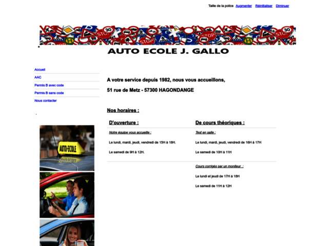 › Voir plus d'informations : Auto Ecole J.gallo