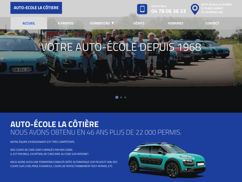 › Voir plus d'informations : Driving School La Cotière