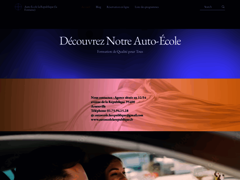 › Voir plus d'informations : Driving School La Fontaine Myriam