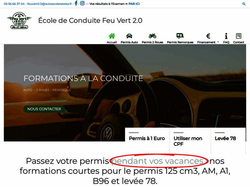 › Voir plus d'informations : School Driving Feu Vert 2.0