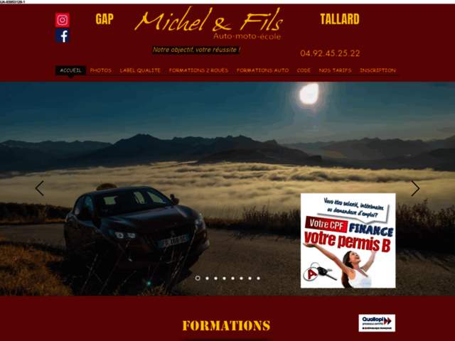 › Voir plus d'informations : Auto Ecole Michel