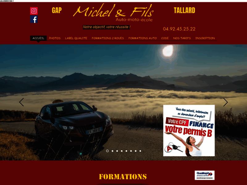 › Voir plus d'informations : Auto Ecole Michel