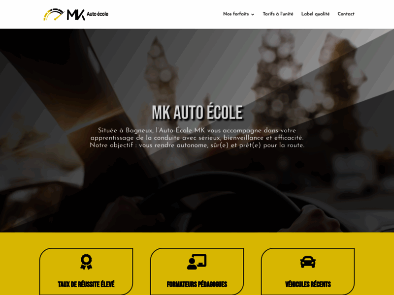 › Voir plus d'informations : Driving School Mk Bagneux