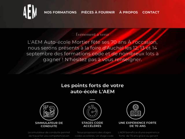 › Voir plus d'informations : Aem Auto-École Mortier Auchel