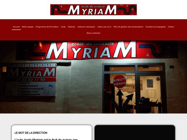 › Voir plus d'informations : Driving School Myriam