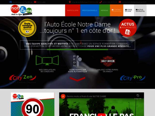 › Voir plus d'informations : Training Center Notre Dame