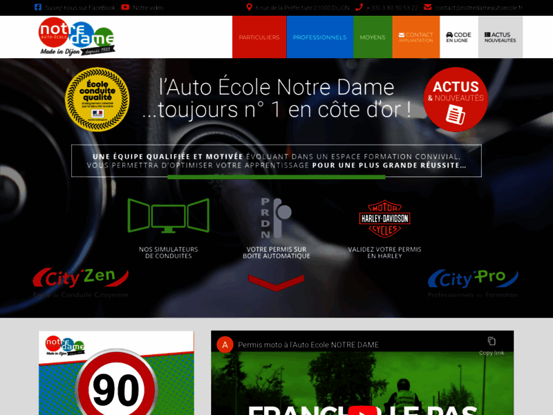 › Voir plus d'informations : Training Center Notre Dame