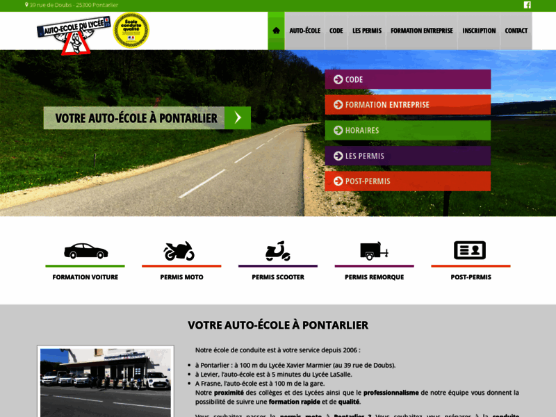 › Voir plus d'informations : Driving School Du School