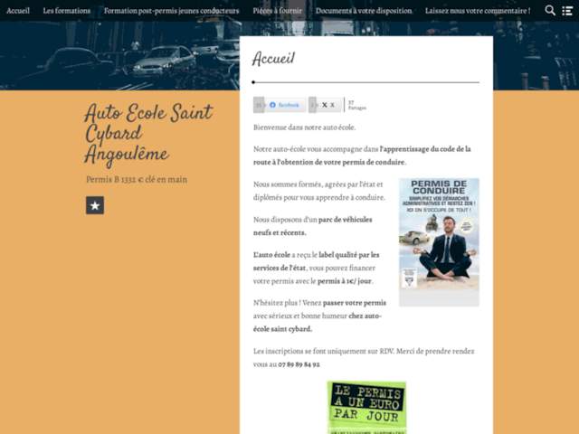 Driving School Saint Cybard