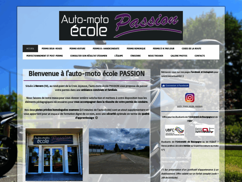 › Voir plus d'informations : Auto Moto Ecole Passion