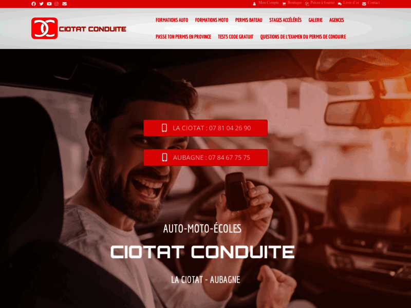 › Voir plus d'informations : Ciotat Conduite - Aubagne