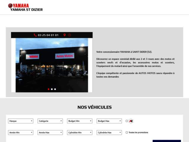 › Voir plus d'informations : YAMAHA AUTOS MOTOS SAINT DIZIER