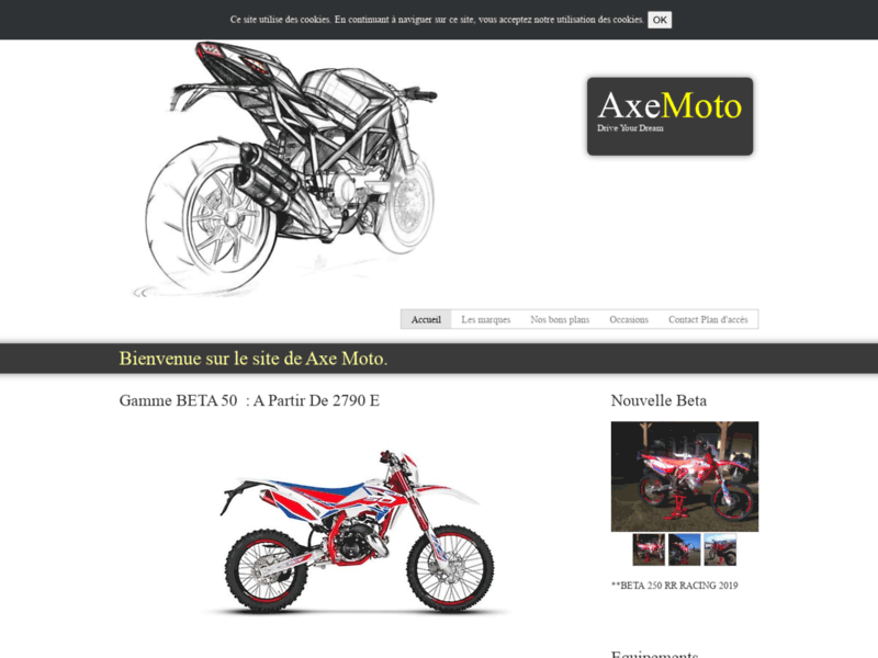 › Voir plus d'informations : Axe Moto