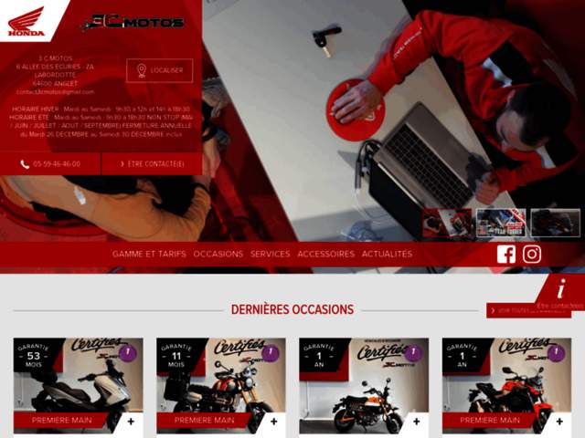 › Voir plus d'informations : 3C MOTOS - Concessionnaire Honda Agence de Location Envie2rouler