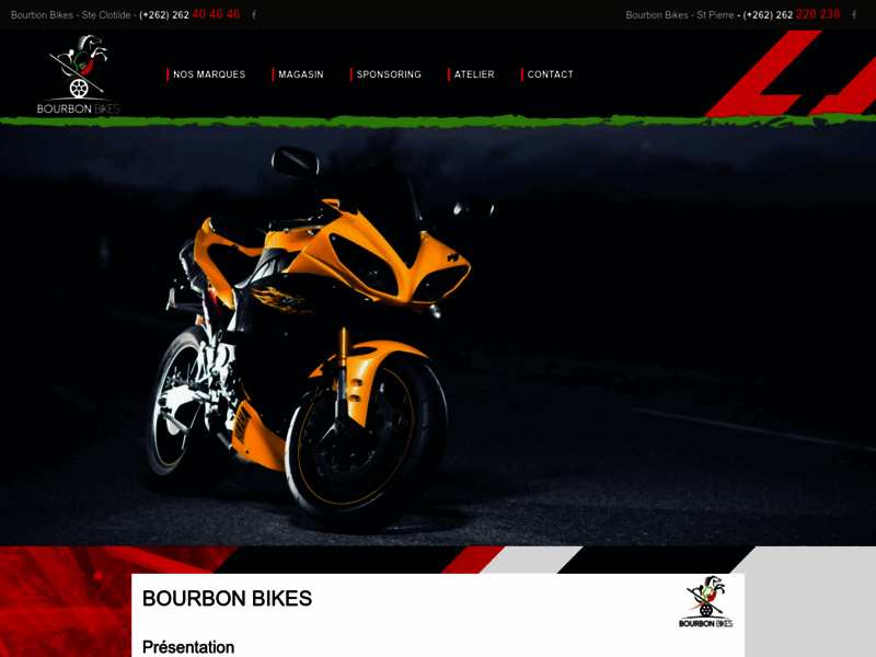 › Voir plus d'informations : Bourbon Bikes Saint Pierre - Concessionnaire Yamaha/Kawasaki