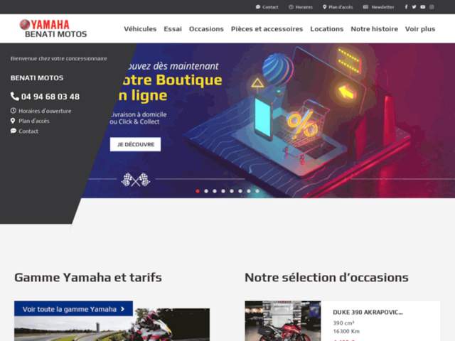 BENATI MOTOS - concessionnaire Yamaha à Roquebrune sur Agens - motos, scooters & e-bike