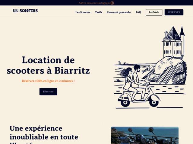 › Voir plus d'informations : Bibi Scooters - Location Scooter Biarritz