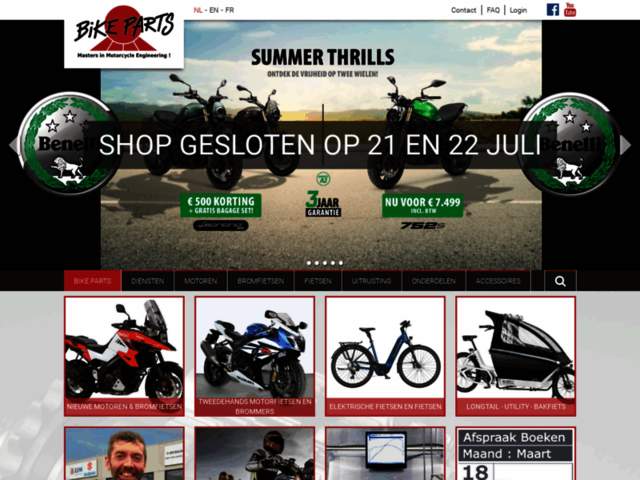 › Voir plus d'informations : Bike Parts bvba