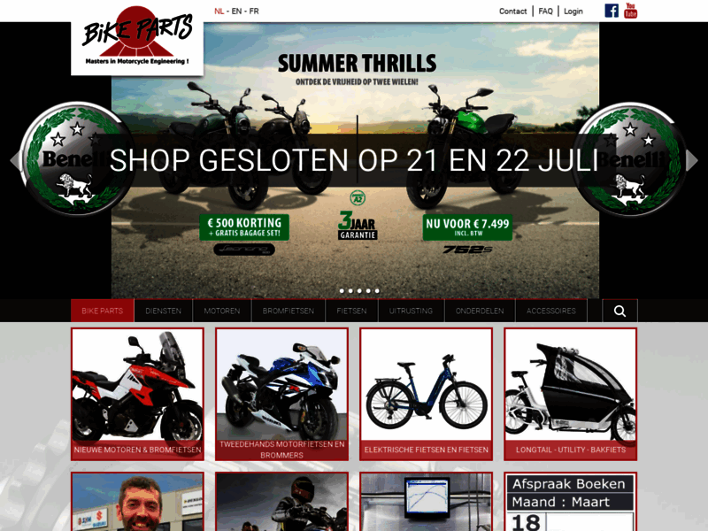 › Voir plus d'informations : Bike Parts bvba