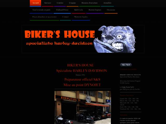 › Voir plus d'informations : Biker's House