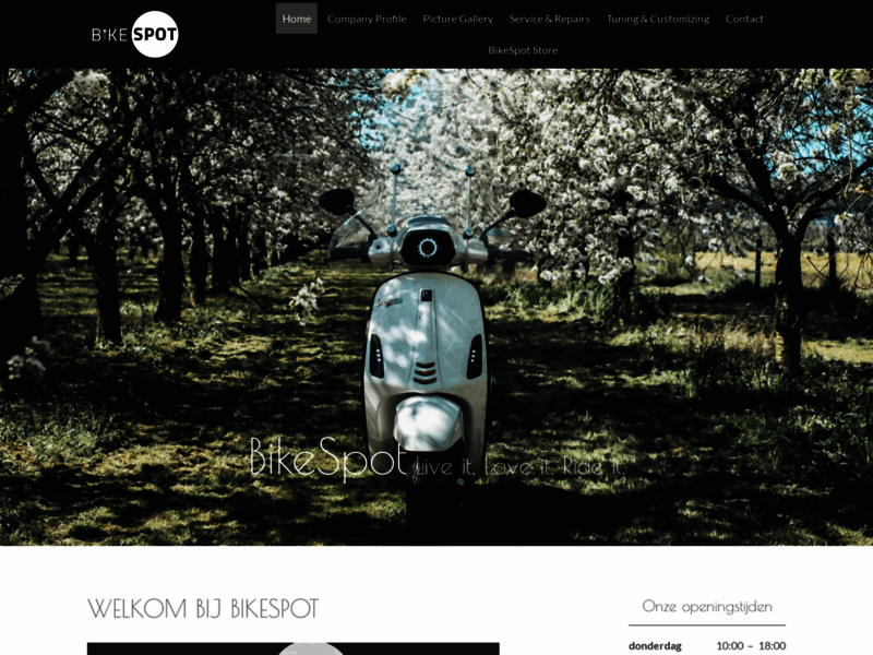 › Voir plus d'informations : BikeSpot Scootershop
