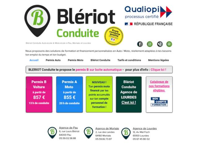 Auto Moto School Bleriot Conduite