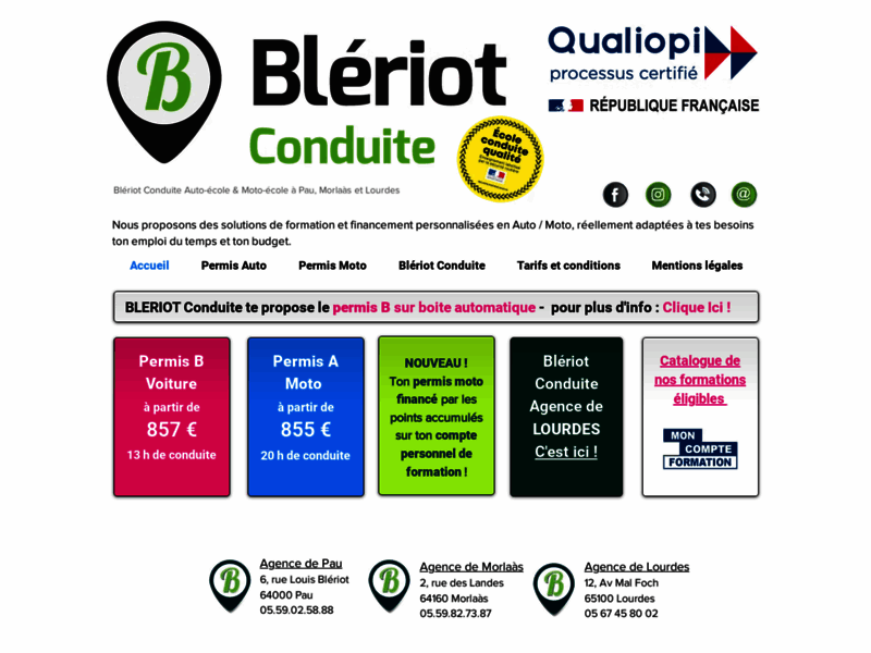 › Voir plus d'informations : Auto Moto School Bleriot Conduite
