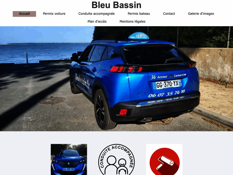 › Voir plus d'informations : Driving School Bleu Bassin