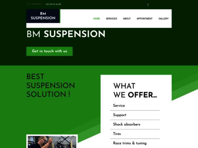 › Voir plus d'informations : BM suspension