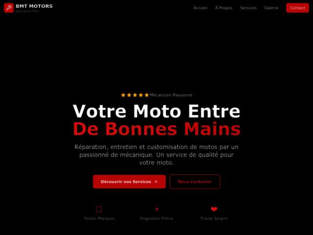 › Voir plus d'informations : BMT motors