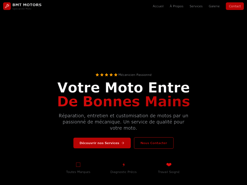 › Voir plus d'informations : BMT motors