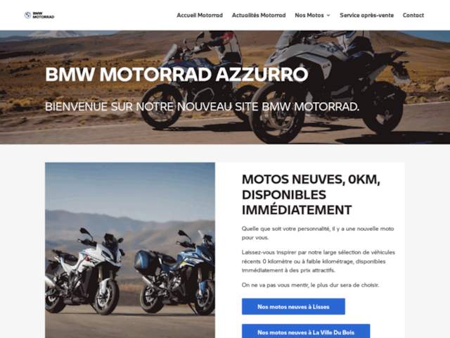 › Voir plus d'informations : Azzurro BMW Motorrad Juvisy