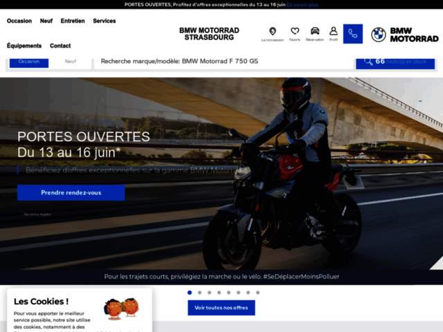 › Voir plus d'informations : BMW Motorrad - Fast & Ride Strasbourg