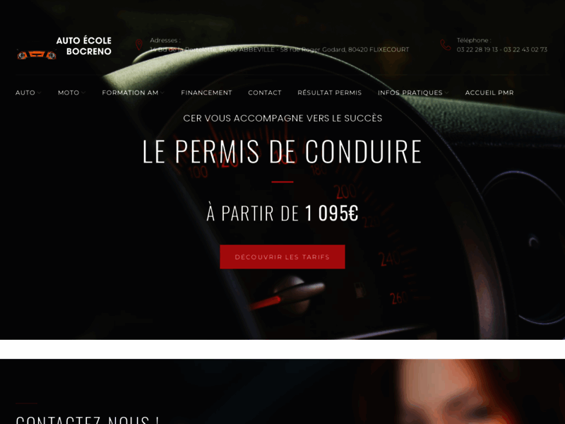 › Voir plus d'informations : École De Conduite Bocreno Abbeville