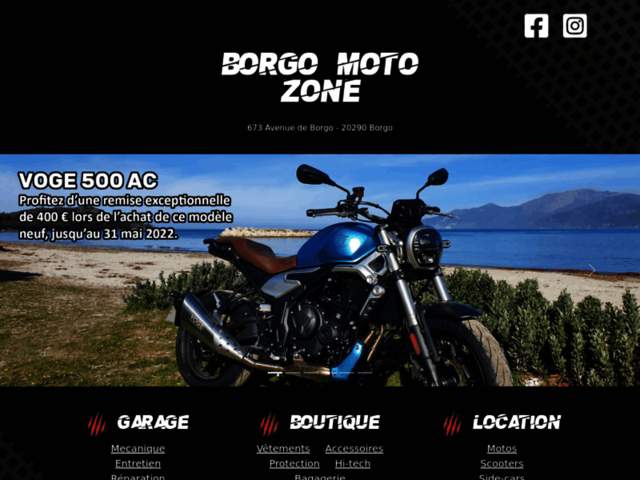 › Voir plus d'informations : Borgo Moto Zone