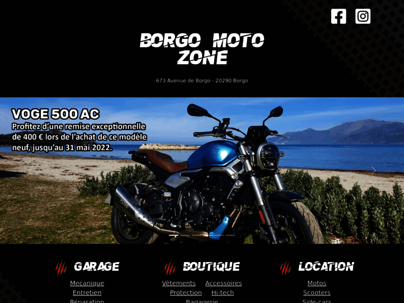 › Voir plus d'informations : Borgo Moto Zone